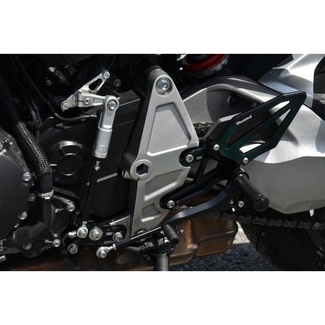 WOODSTOCK ウッドストック バックステップキット カラー：ALLシルバー CB1000R HONDA ホンダ バックステップ ステップ 足回り_3