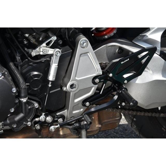 WOODSTOCK ウッドストック バックステップキット カラー：ALLシルバー CB1000R HONDA ホンダ バックステップ ステップ 足回り_4
