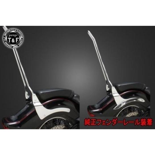 Garage T\u0026F ガレージ シーシーバーロング 色：メッキ仕上げ ドラッグスター1100 YAMAHA ヤマハ グラブバー・タンデムバー・シーシーバー 外装の画像