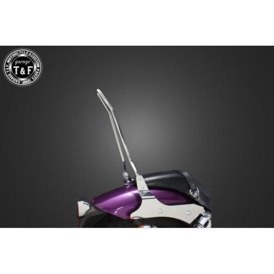 Garage T\u0026F ガレージ シーシーバーショート 色：メッキ仕上げ シャドウスラッシャー400 HONDA ホンダ グラブバー・タンデムバー・シーシーバー 外装の画像