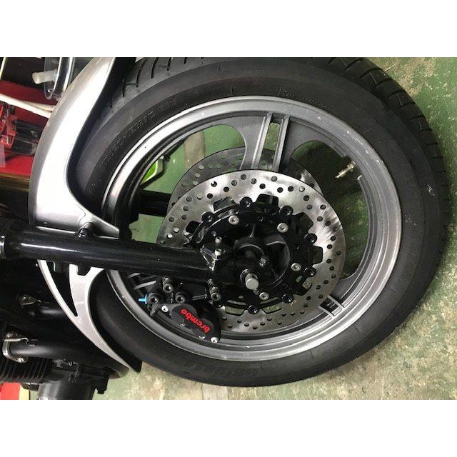 SPEED SHOP ITO スピードショップイトウ GPz750用ブレンボ40mmキャリパーサポート 適合サンスターローター外径サイズ：320mm GPz750 KAWASAKI カワサキ