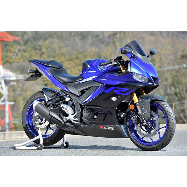 YAMAHA YZF-R.25 R.3タンクカウル ウエットカーボン 綾織 YAMAHA YZF-R