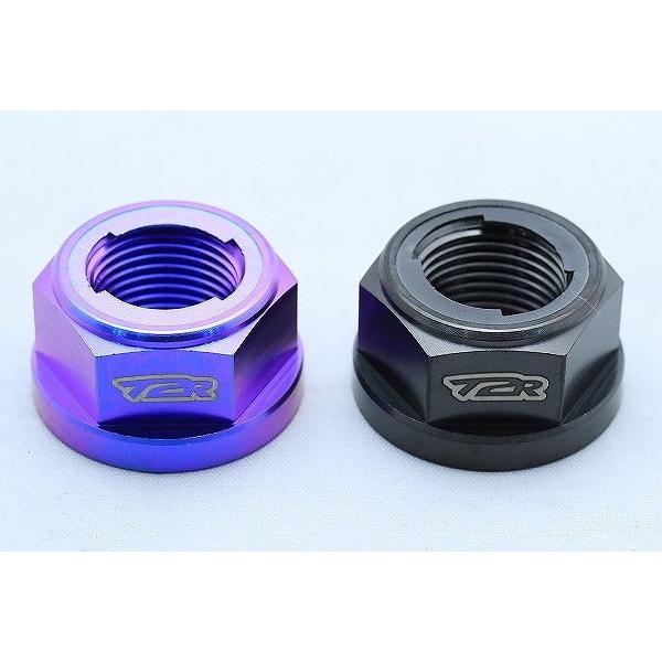 T2 Racing T2レーシング リアアクスルナット カラー：ブラック NSR250R HONDA ホンダ アクスルナット ホイール関連 足回り | T2Racing | 01
