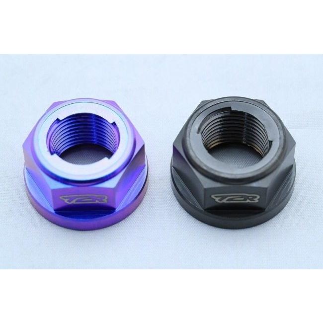 T2 Racing T2レーシング リアアクスルナット カラー：ブラック NSR250R HONDA ホンダ アクスルナット ホイール関連 足回り | T2Racing | 02
