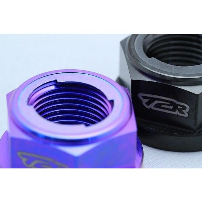 T2 Racing T2レーシング リアアクスルナット カラー：ブラック NSR250R HONDA ホンダ アクスルナット ホイール関連 足回り | T2Racing | 05