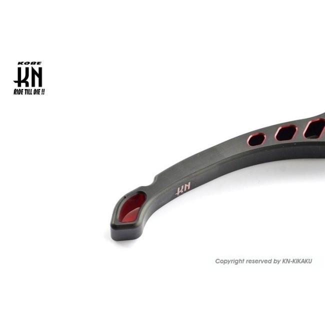 KN企画 ケイエヌキカク KNデュアルカラーレバー3 カラー：ブラック／レッド BW’S X BW’S100 BW’S125 RX100 グランドアクシス YAMAHA ヤマハ ブレーキレバー | KN企画 | 02