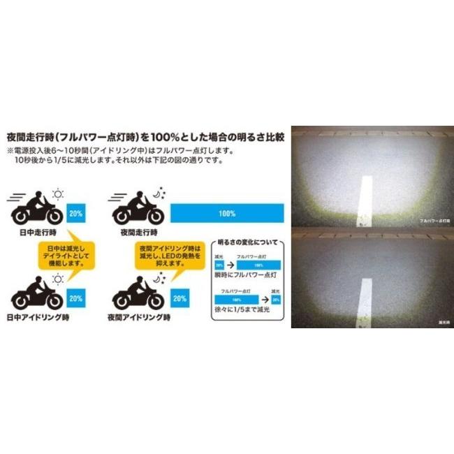 PROTEC プロテック FLT-Y03 LEDフォグライトキット XMAX XMAX300 YAMAHA ヤマハ フォグランプ 灯火類 電装系_4
