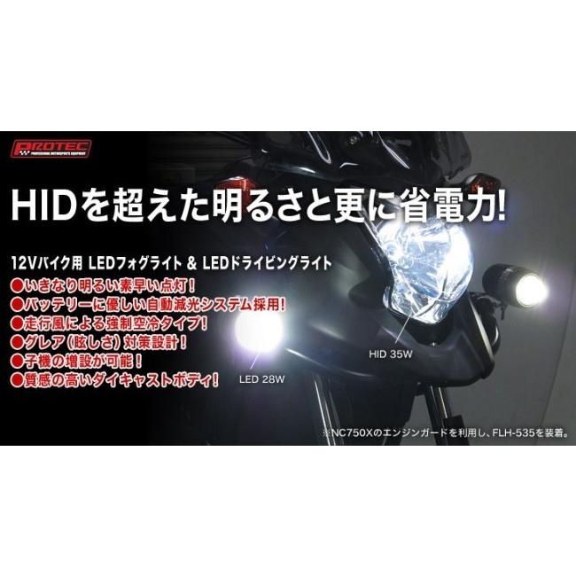 PROTEC プロテック FLT-Y03 LEDフォグライトキット XMAX XMAX300 YAMAHA ヤマハ フォグランプ 灯火類 電装系_9