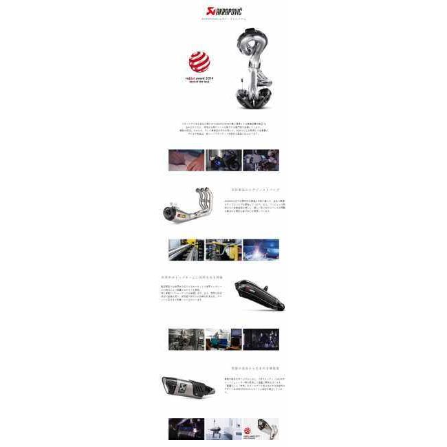 AKRAPOVIC アクラポビッチ レーシングライン (4-2-1) フルエキゾースト