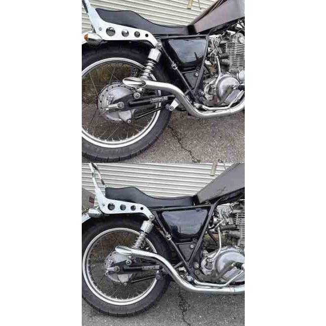 2%er（ツーパーセンター） セミアップドラッグパイプマフラー SR400