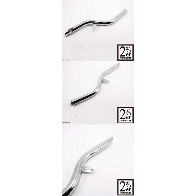 2%er（ツーパーセンター） セミアップドラッグパイプマフラー SR400