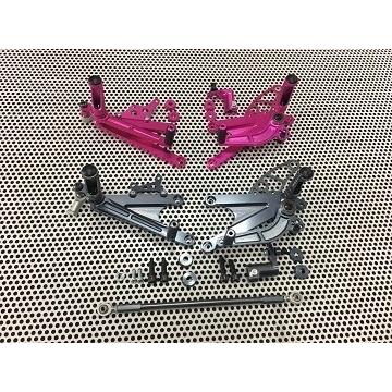 SUPER NOW スーパーナウ レーシングバックステップ カラー：タイプB-ピンク NSR250R HONDA ホンダ バックステップ ステップ 足回り