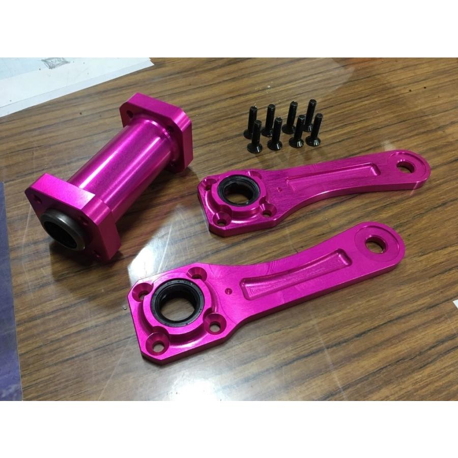 SUPER NOW スーパーナウ リンクプレート タイプ：NC35純正 (108mm) / カラー：ガンメタ RVF VFR400R HONDA ホンダ 車高調キット・リンク サスペンション 足回り | SUPER NOW