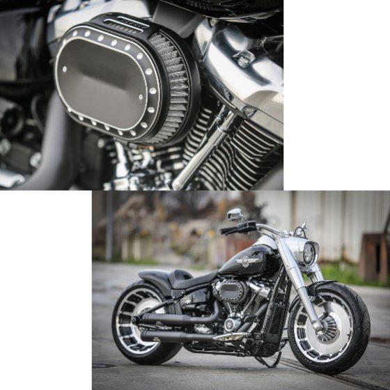 サンダーバイク エアクリーナーカバー THUNDER BIKE サンダーバイク エアボックスカバー タイプ：Drilled