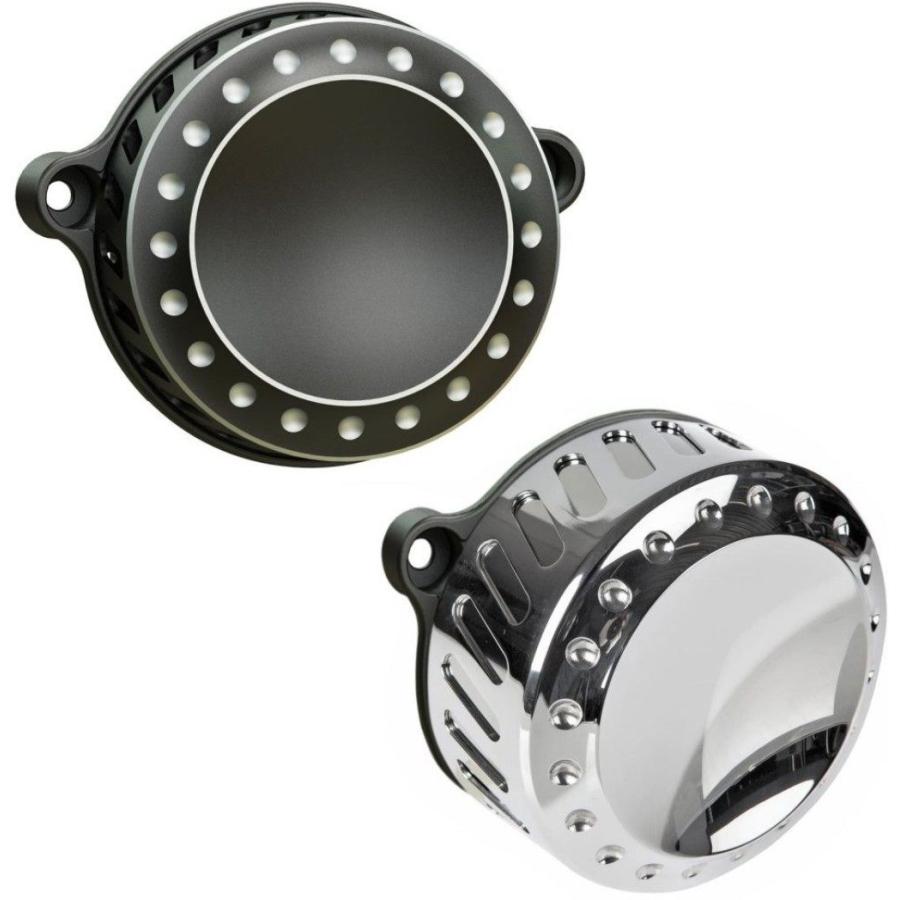 THUNDER BIKE サンダーバイク Powerfilter Kit Drilled エアクリーナー 仕上がり：ポリッシュ ソフテイル ツーリング HARLEY-DAVIDSON ハーレーダビッドソン