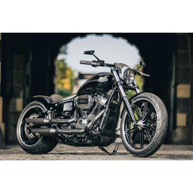 THUNDER BIKE サンダーバイク ヘッドライトキャップ 仕上がり：クロム FXBR FXBRS HARLEY-DAVIDSON ハーレーダビッドソン ヘッドライト 灯火類 電装系 | ブランド登録なし | 02