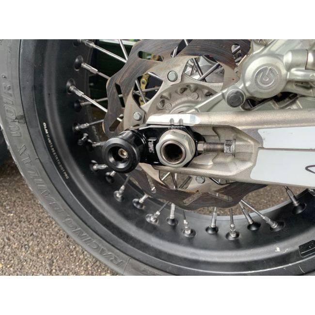 SMR エスエムアール フロント＆リアアクスル ブロック スライダーセット レーシング カラー：ブラック HUSQVARNA ハスクバーナ KTM アクスルスライダー | ブランド登録なし | 02