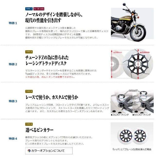 SUNSTAR ブレーキディスク z400fx SUNSTAR（サンスター） トラッドタイプ フロントディスクローター