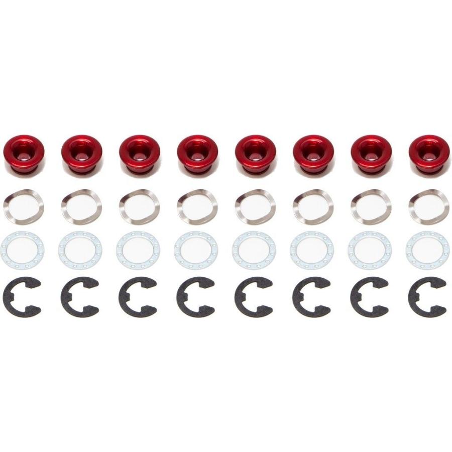 サンスターディスクローターフローティングピン20個セット(色は、レッド)