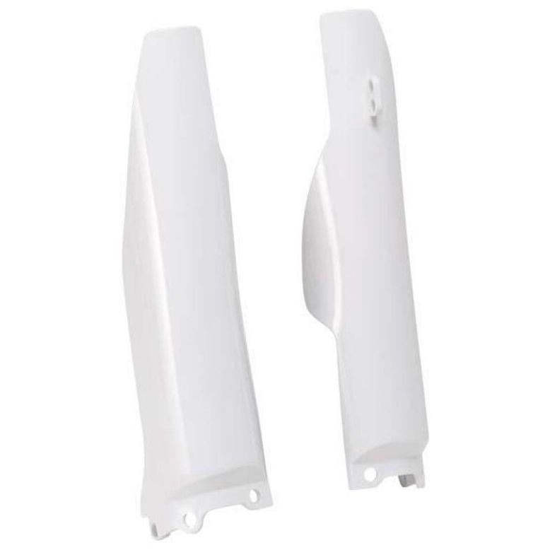 RACETECH RACETECHレーステック Fork Guards White Kawasaki／Suzuki RMZ 250 KX