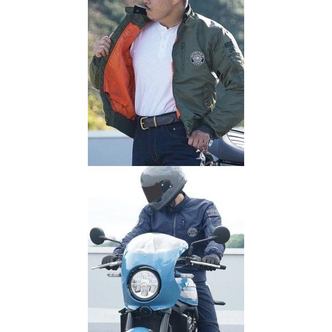 ROUGH＆ROAD ラフ＆ロード MA-1R FP ライディングジャケット サイズ：BL オールシーズンジャケット ジャケット アパレル | ラフ＆ロード | 18