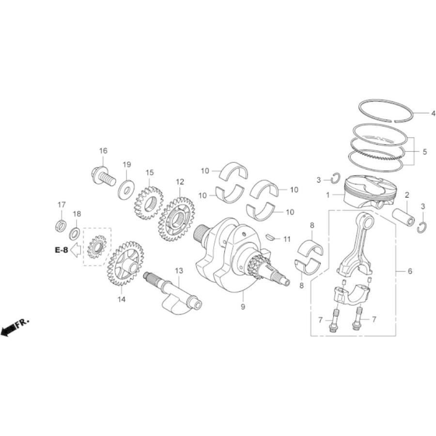エストレヤ ディスクブレーキ車/-06 アップ ハンドルセット 激絞り