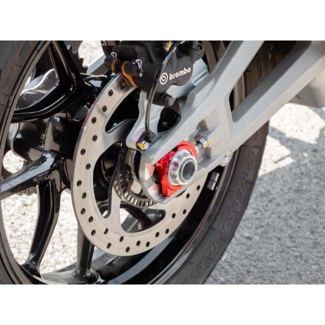 DUCABIKE (DBK) ドゥカバイク (ディービーケー) チェーンアジャスター カラー：レッド DUCATI ドゥカティ アクスルブロック・チェーンアジャスター 足回りの画像