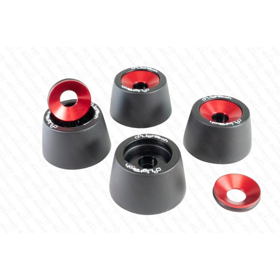 LighTech ライテック ホイール アクスル スライダー カラー：レッド RS 660 TUONO APRILIA アプリリア アクスルスライダー フレーム | LighTech