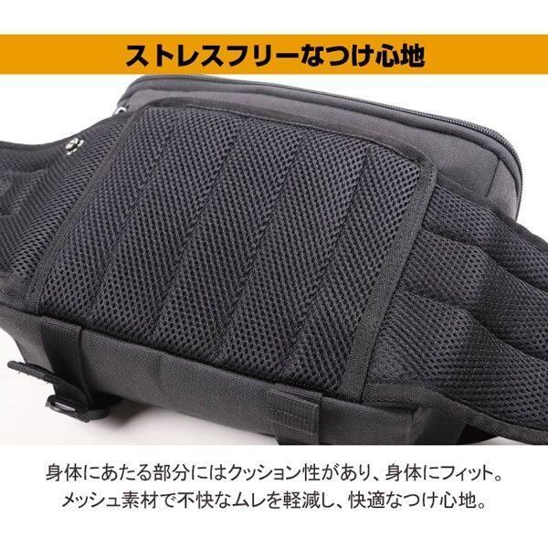 DEGNER（デグナー） ナイロンヒップバッグ ウエストポーチ・ヒップ