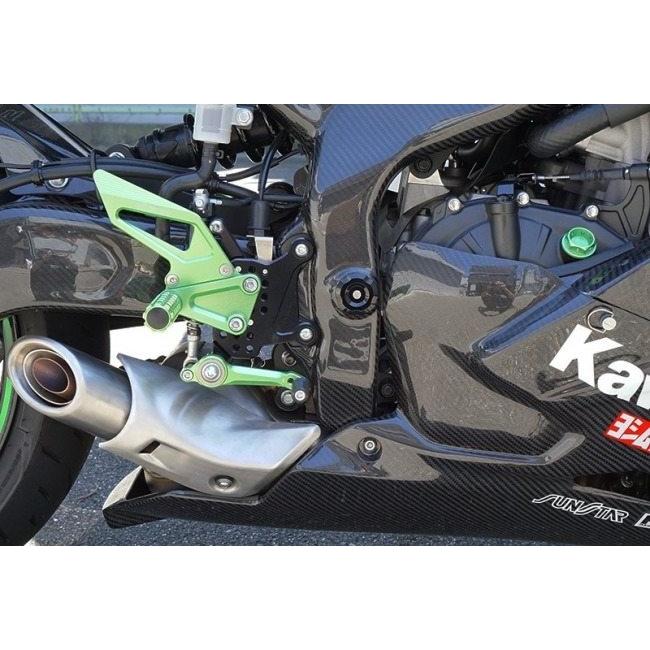 SNIPER スナイパー フレームホールキャップ カラー：ブラック NINJA ZX-4RR ZX-4R SE ZX-25RR ZX-25R KAWASAKI カワサキ 外装の画像