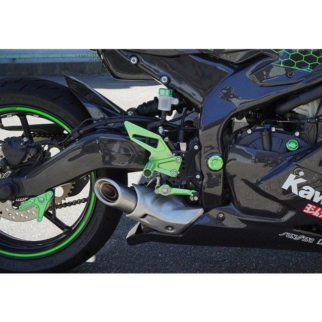 SNIPER スナイパー フレームホールキャップ カラー：グリーン NINJA ZX-4RR ZX-4R SE ZX-25RR ZX-25R KAWASAKI カワサキ 外装の画像