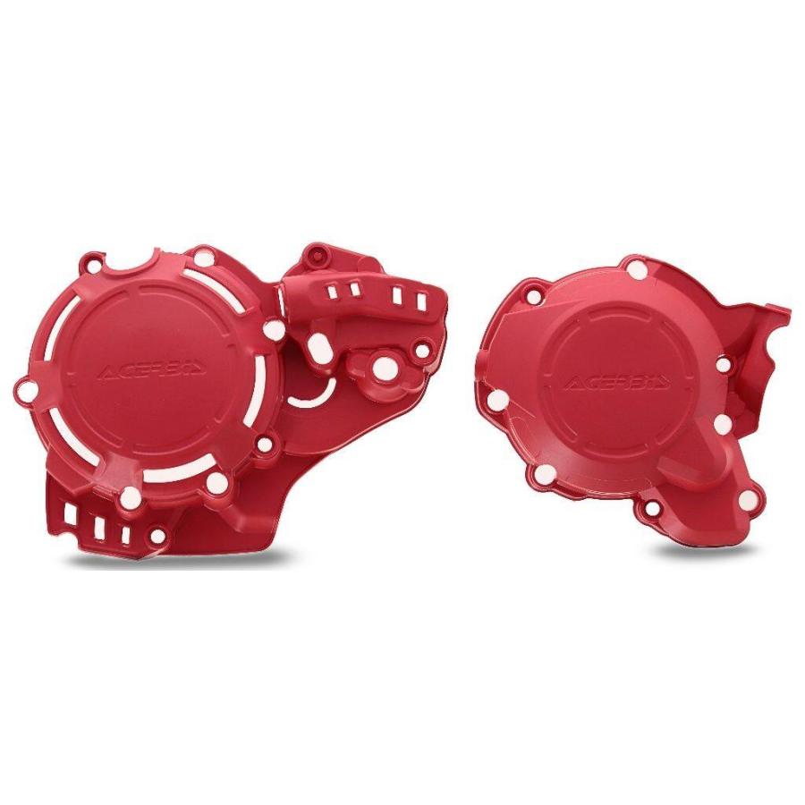 ACERBIS アチェルビス X-POWER キット カラー：レッド EC250 EC300 GASGAS ガスガス エンジンカバーセット エンジンパーツ エンジン