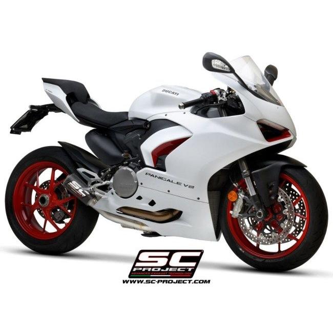 SC-PROJECT SCプロジェクト CR-T M2 スリップオンサイレンサー ＆ 2-1 専用キャタライザー付リンクパイプ PANIGALE V2 DUCATI ドゥカティ｜webike｜05