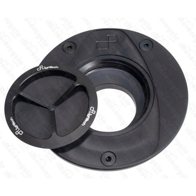 LighTech ライテック フューエルタンクキャップ (スピンロッキング) カラー：ブラック ER-6N Z750 R Z800 Z1000 NINJA 1000 H2 ZX-6R ZX636 ZX-10R SE ZX-10RR | LighTech | 01