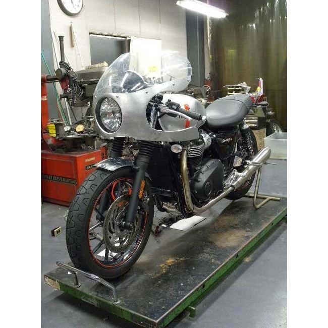 TRIUMPH ブラックカウル 楽天市場】WM ダブルエム アルミハーフカウルキット Origins Street