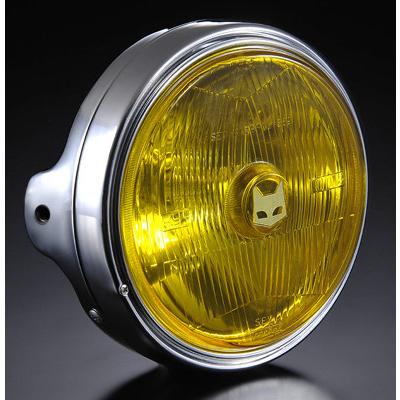 マーシャル　180パイ　889 クリア　LEDバルブ　メッキ鉄ケース付き　クリア 889ドライビングランプフルキット クリアレンズ メッキケース ホンダ用