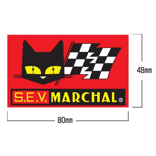 ねこ MARCHAL（マーシャル） ステッカー サイズ：L ステッカー・デカール