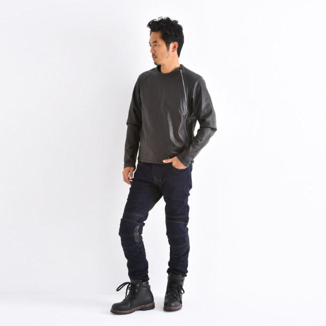 【美品】KADOYA カドヤ　PULLOVER RIDERS Sサイズ 革ジャン レザープルオーバー｜カドヤ公式オンラインショップ