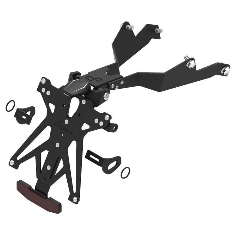 LighTech ライテック アジャスタブルナンバープレートホルダー タイプ：コンプリート CB1000 HORNET CB650R CBR650R HONDA ホンダ フェンダーレスキット 外装 | LighTech