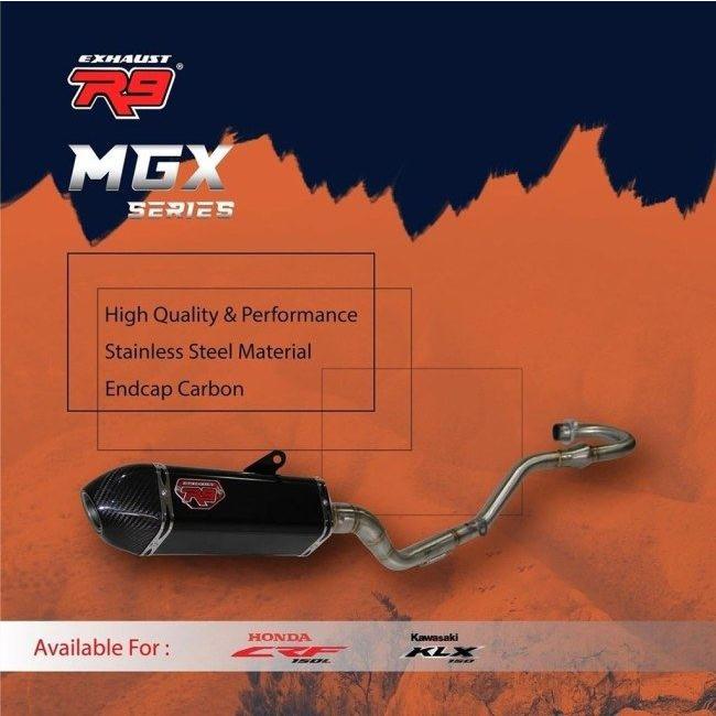 R9 Exhaust アールナインエキゾースト MGX Black フルエキゾースト 