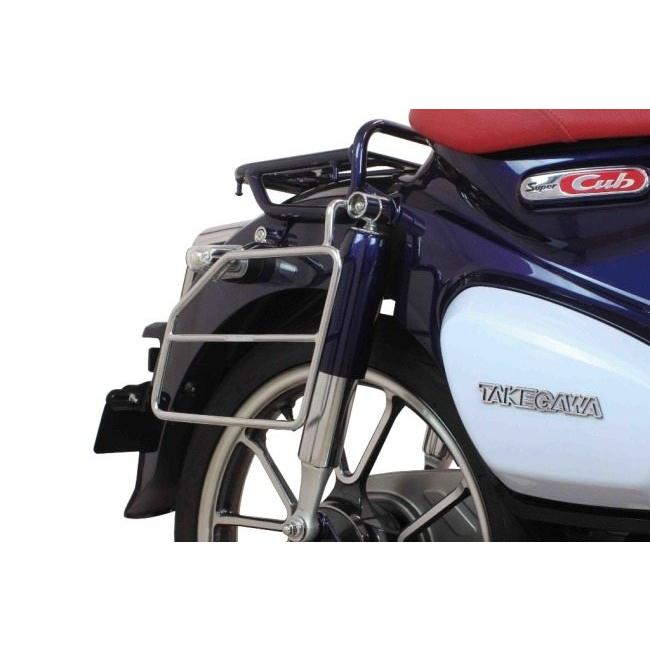 SP武川 SPタケガワ サイドバッグサポート タイプ：右側用 / カラー：クロムメッキ スーパーカブC125 HONDA ホンダ サイドキャリア 外装の画像
