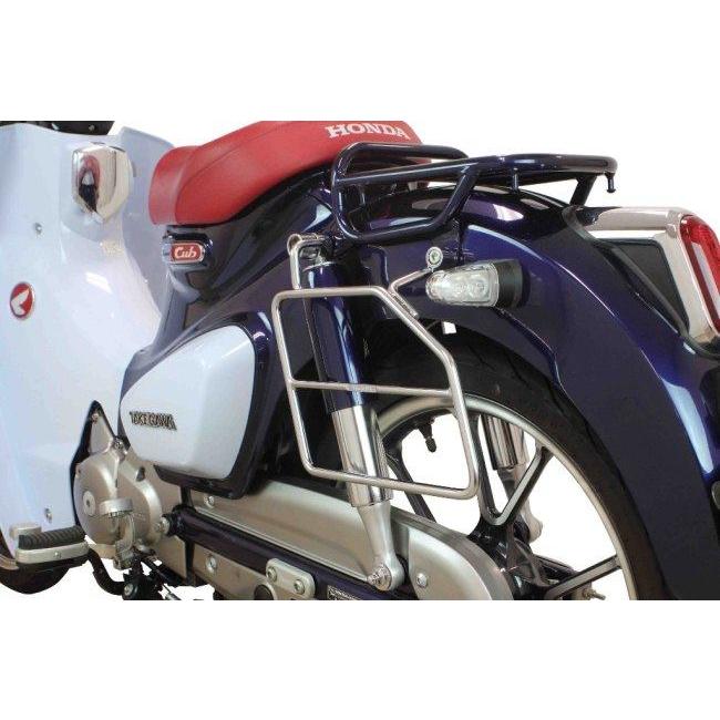 SP武川 SPタケガワ サイドバッグサポート タイプ：左側用 / カラー：クロムメッキ スーパーカブC125 HONDA ホンダ サイドキャリア 外装の画像
