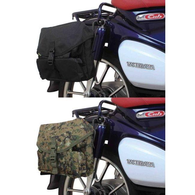 SP武川 SPタケガワ サイドバッグサポート カラー：ブラック塗装 / タイプ：右側用 スーパーカブC125 HONDA ホンダ サイドキャリア 外装の画像