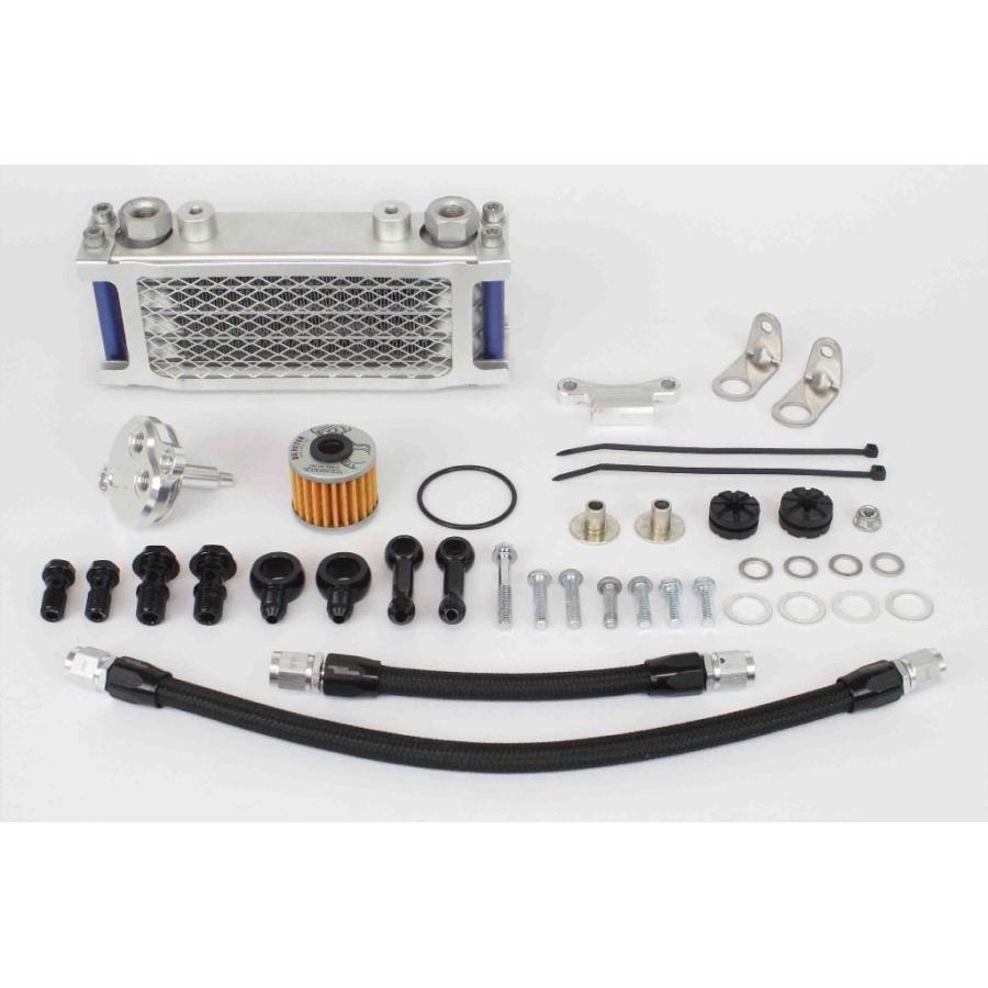 SP武川 SPタケガワ コンパクトクールキット オイルホースタイプ：ブレードホース#4 / オイルクーラータイプ：4フィン5オイルライン GROM MSX モンキー125 | スペシャルパーツ武川