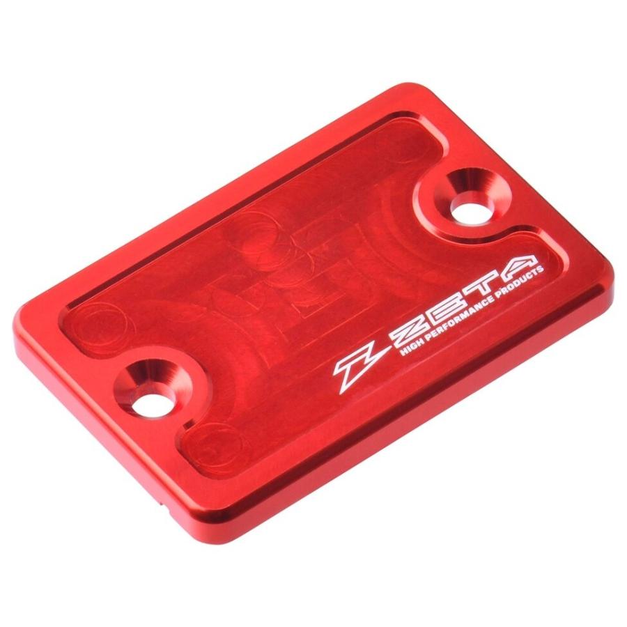 ZETA ジータ リザーバーカバー カラー：レッド HONDA ホンダ SUZUKI スズキ YAMAHA ヤマハ KAWASAKI カワサキ ブレーキ | ZETA