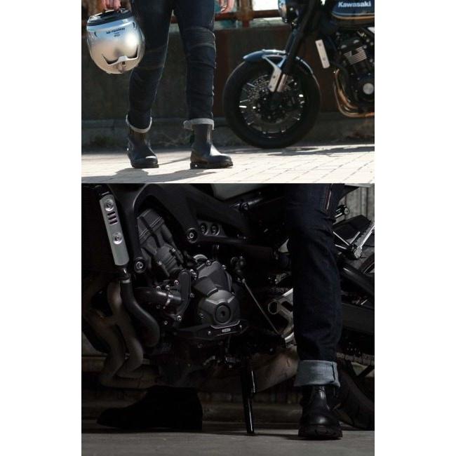 カドヤ KADOYA EG BLACK レザーショートブーツ サイズ：27cm