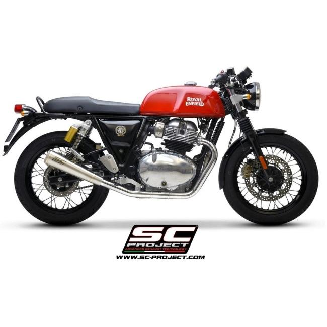 SC-PROJECT SCプロジェクト ヴィンテージコニック’70s スリップオンサイレンサー CONTINENTAL GT 650 INTERCEPTOR ROYAL ENFIELD ロイヤルエンフィールドの画像