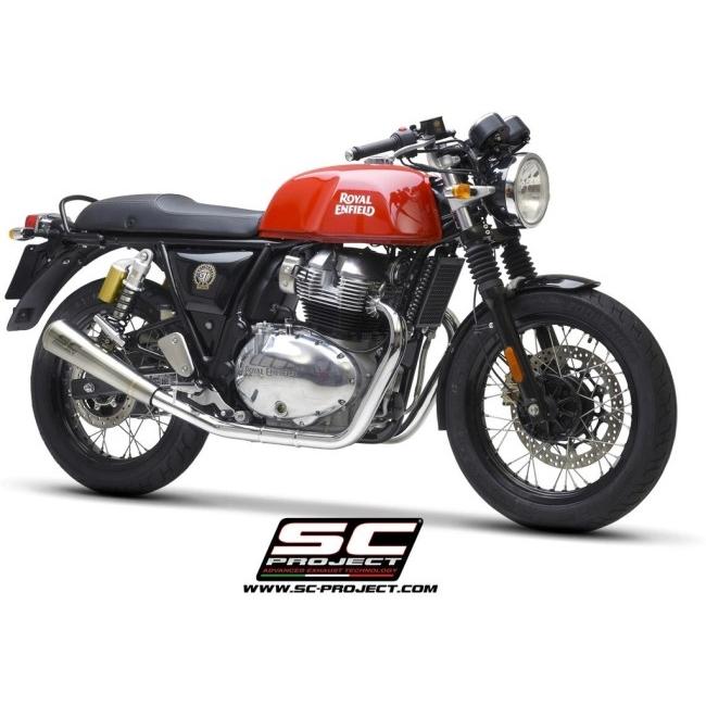 SC-PROJECT SCプロジェクト ヴィンテージコニック’70s スリップオンサイレンサー CONTINENTAL GT 650 INTERCEPTOR ROYAL ENFIELD ロイヤルエンフィールドの画像