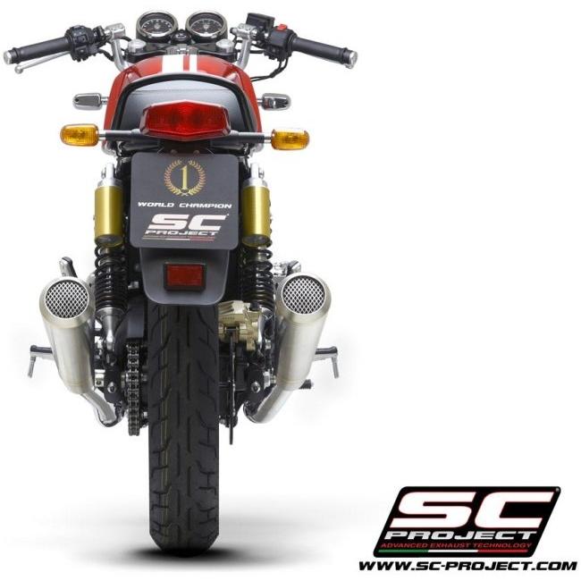 SC-PROJECT SCプロジェクト ヴィンテージコニック’70s スリップオンサイレンサー CONTINENTAL GT 650 INTERCEPTOR ROYAL ENFIELD ロイヤルエンフィールドの画像