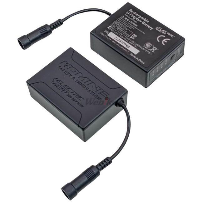 コミネ KOMINE EK-207 7.4V 電熱グローブ用セット その他電熱ウェア